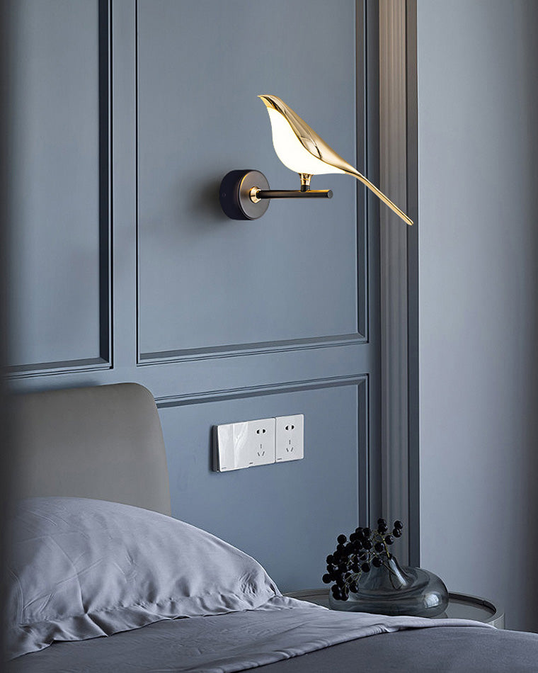 WOMO Gold Birds Wall Sconce-WM6033