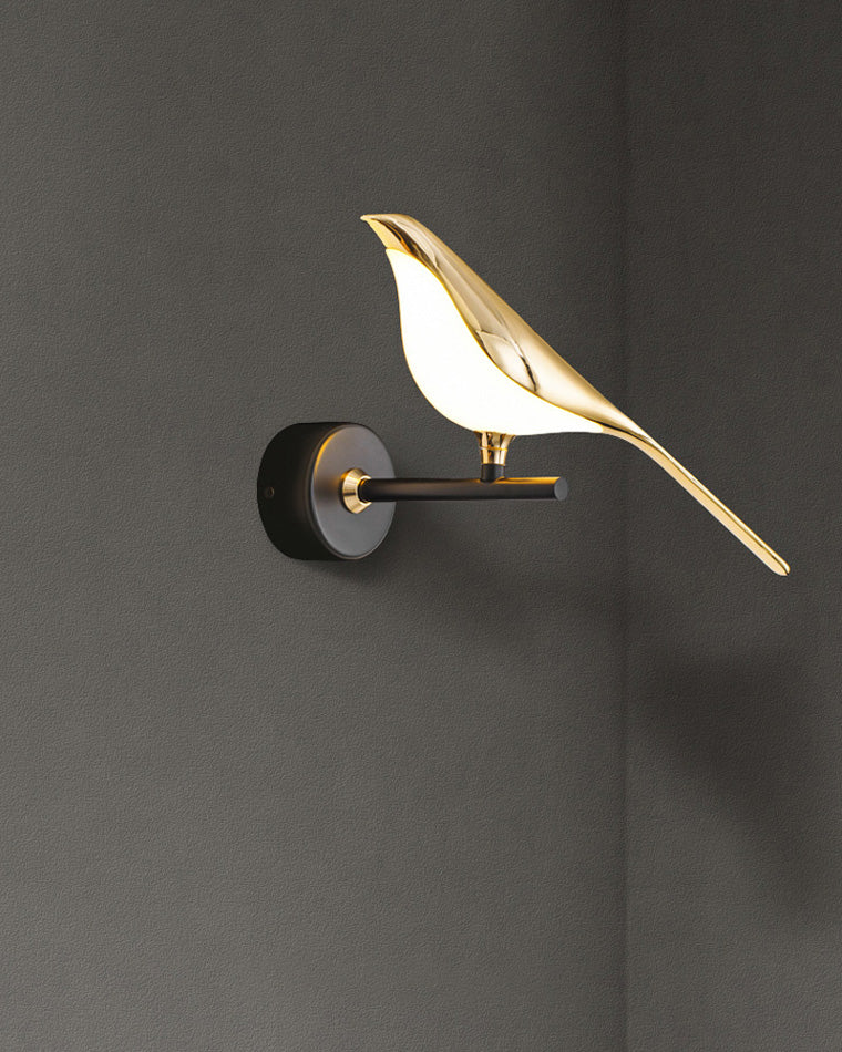 WOMO Gold Birds Wall Sconce-WM6033