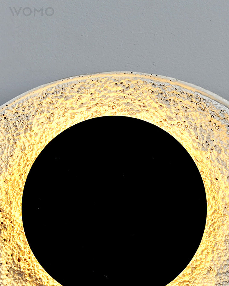 WOMO Eclipse Round Disc Wall Sconce-WM6034