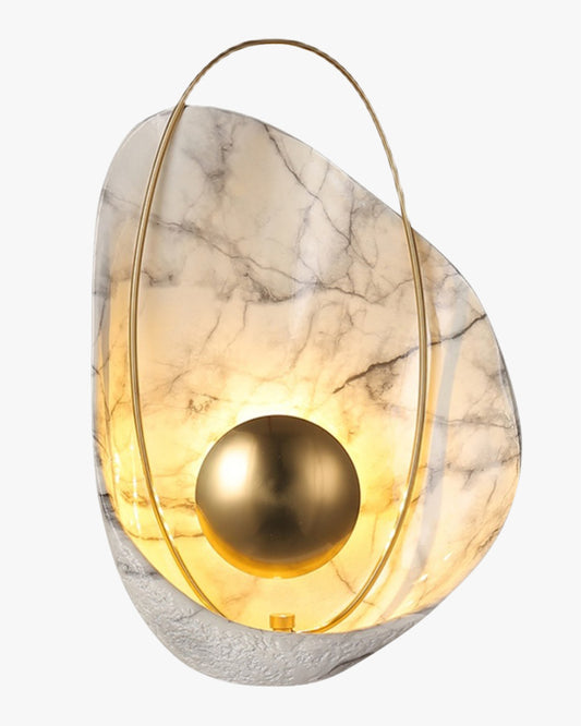 WOMO Marble Sculptural Art Wall Sconce-WM6036