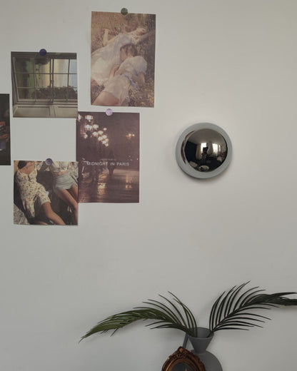 WOMO Eclipse Small Round Wall Sconce-WM6037