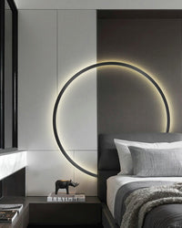 WOMO Large Circular Accent Wall Sconce-WM6040
