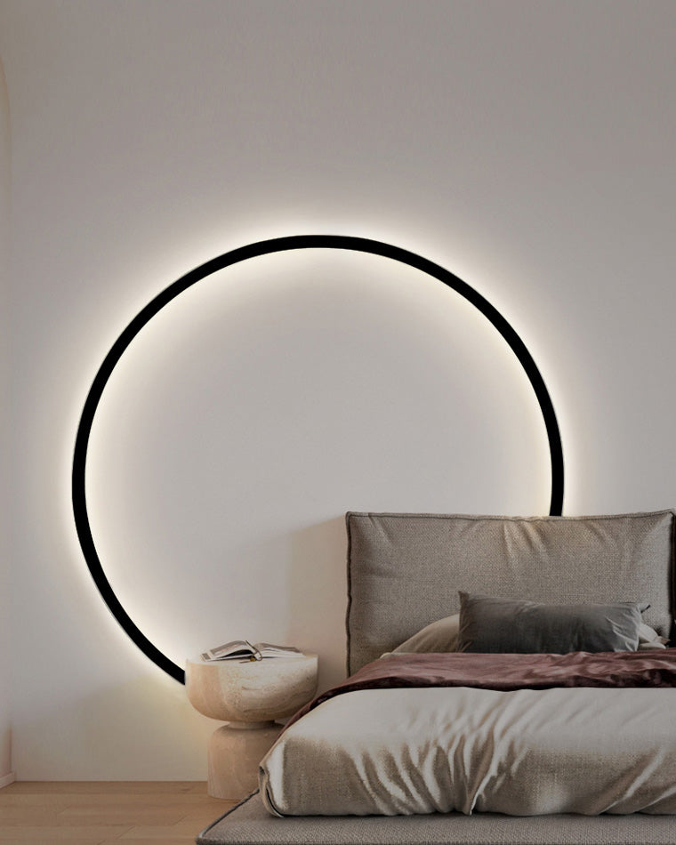 WOMO Large Circular Accent Wall Sconce-WM6040