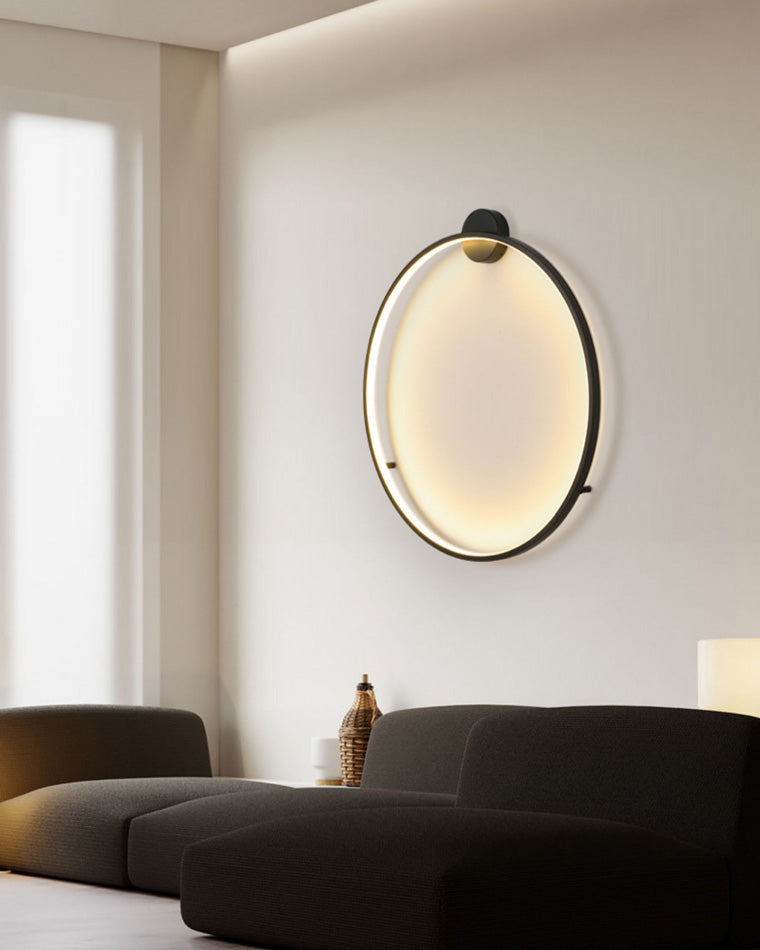 WOMO Large Circular Accent Wall Sconce-WM6040