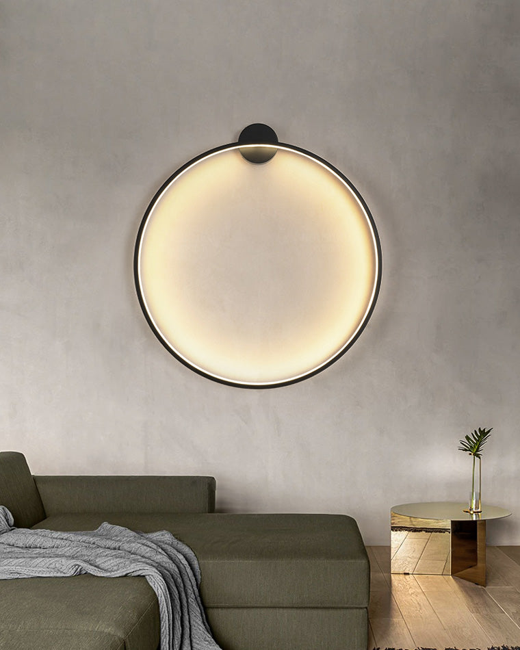 WOMO Large Circular Accent Wall Sconce-WM6040