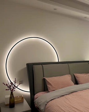 WOMO Large Circular Accent Wall Sconce-WM6040