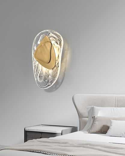 WOMO Water Ripple Sculptural Wall Sconce-WM6041