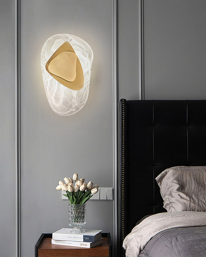 WOMO Water Ripple Sculptural Wall Sconce-WM6041