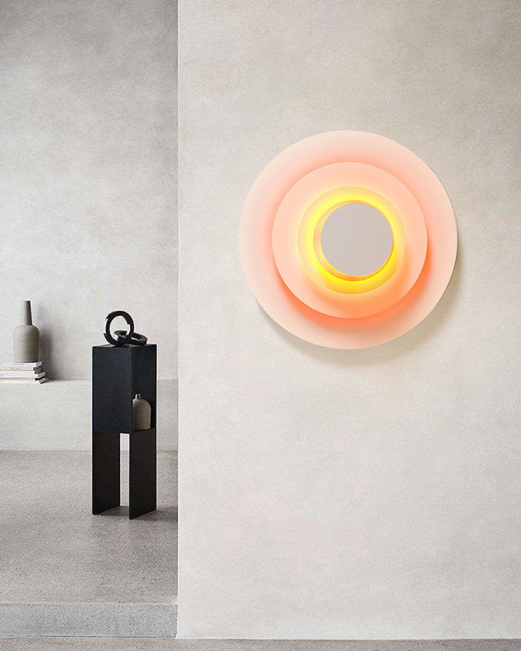 WOMO Colorful Round Accent Wall Sconce-WM6043