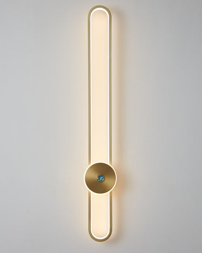 WOMO Long Oval Accent Wall Sconce-WM6045