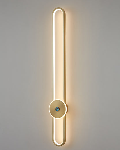 WOMO Long Oval Accent Wall Sconce-WM6045