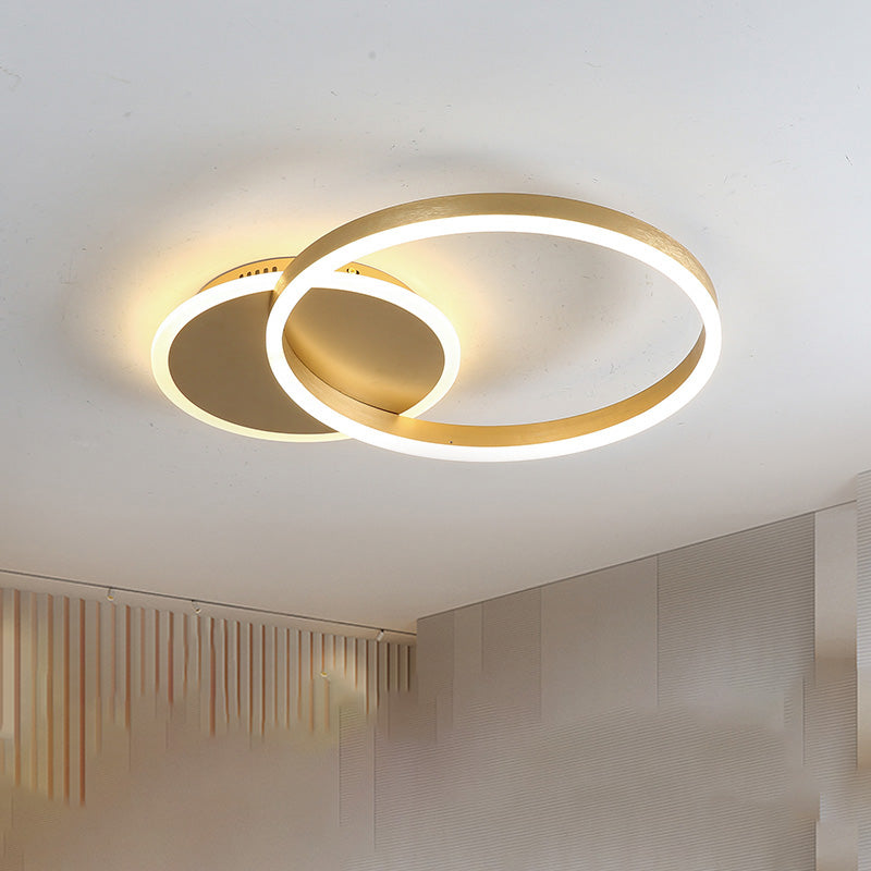WOMO Circular LED Flush Mount Ceiling Light-WM1032