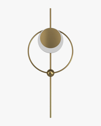 WOMO Eclipse Brass Sculptural Wall Sconce-WM6058