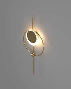 WOMO Eclipse Brass Sculptural Wall Sconce-WM6058