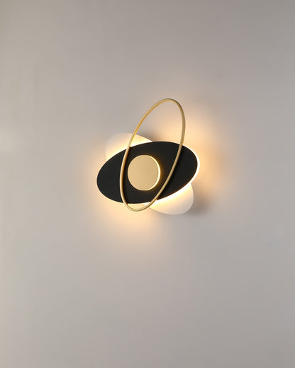 WOMO Frosted Glass Oval Accent Wall Sconce-WM6064