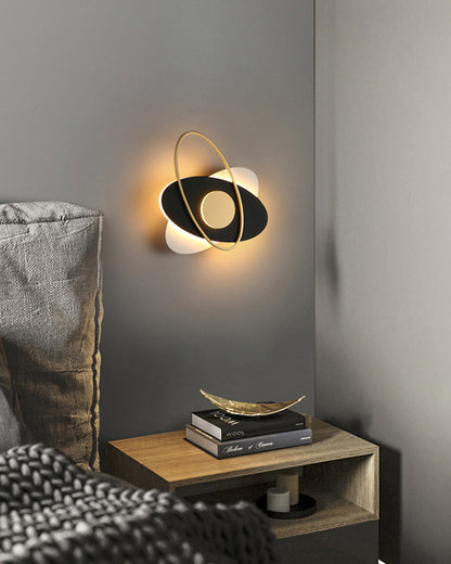 WOMO Frosted Glass Oval Accent Wall Sconce-WM6064