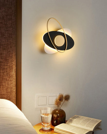 WOMO Frosted Glass Oval Accent Wall Sconce-WM6064