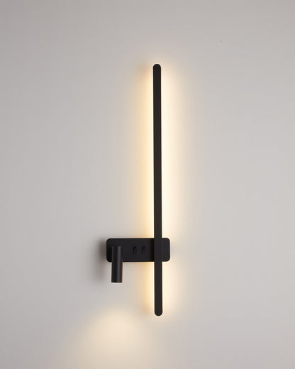 WOMO Switchable Long Linear Wall Sconce with Spotlight-WM6068