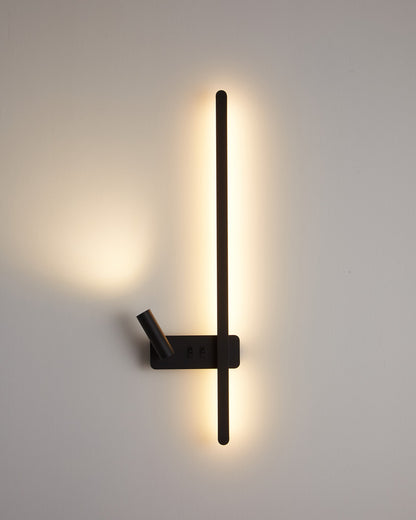 WOMO Switchable Long Linear Wall Sconce with Spotlight-WM6068