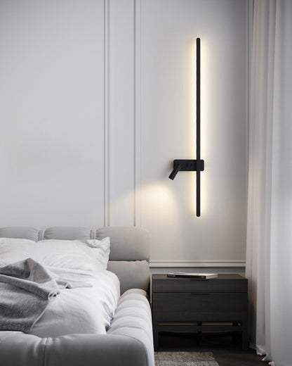 WOMO Switchable Long Linear Wall Sconce with Spotlight-WM6068