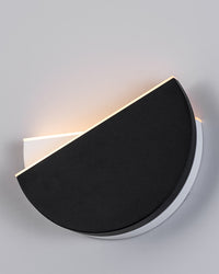 WOMO Adjustable Black & White Round Disc Wall Lamps-WM6071