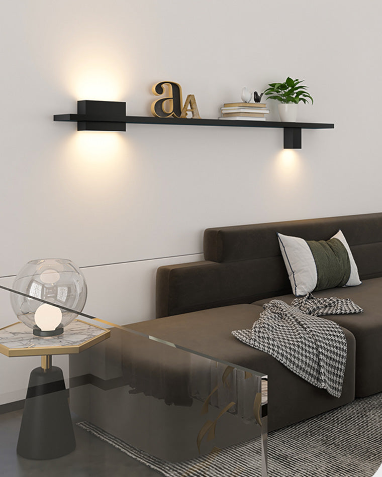 WOMO Long Linear Wall Sconce with Shelf-WM6072