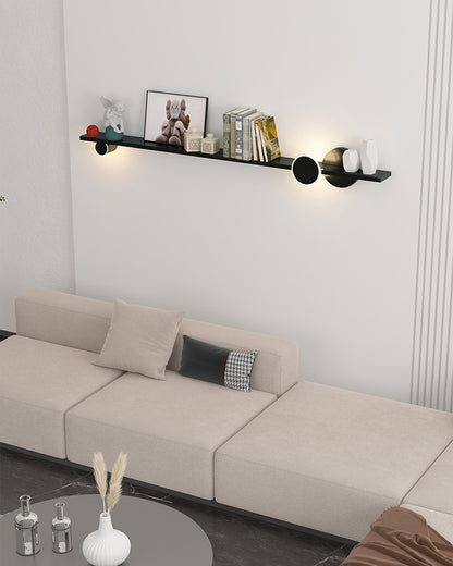 WOMO Long Linear Wall Sconce with Shelf-WM6072