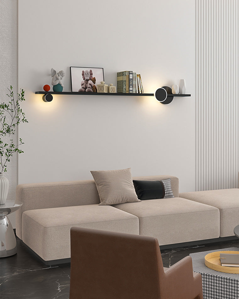 WOMO Long Linear Wall Sconce with Shelf-WM6072