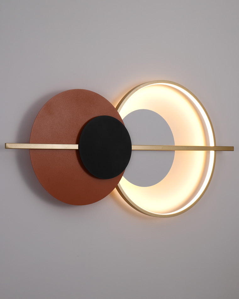 WOMO Eclipse Round Wall Sconce-WM6090