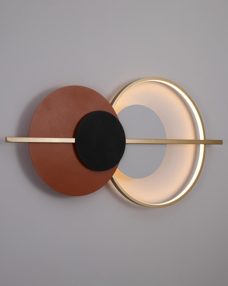 WOMO Eclipse Round Wall Sconce-WM6090