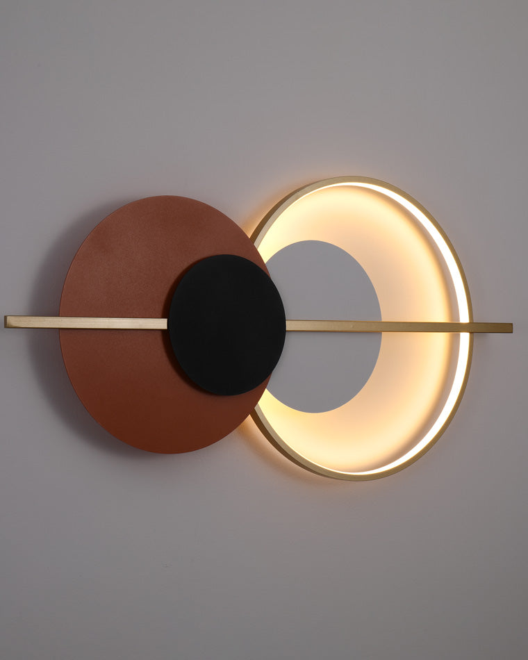 WOMO Eclipse Round Wall Sconce-WM6090