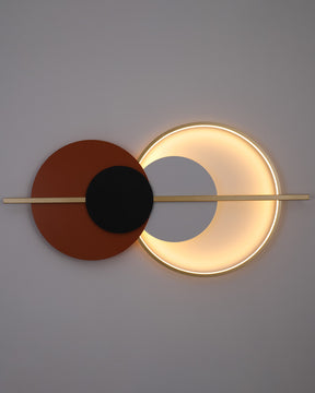 WOMO Eclipse Round Wall Sconce-WM6090