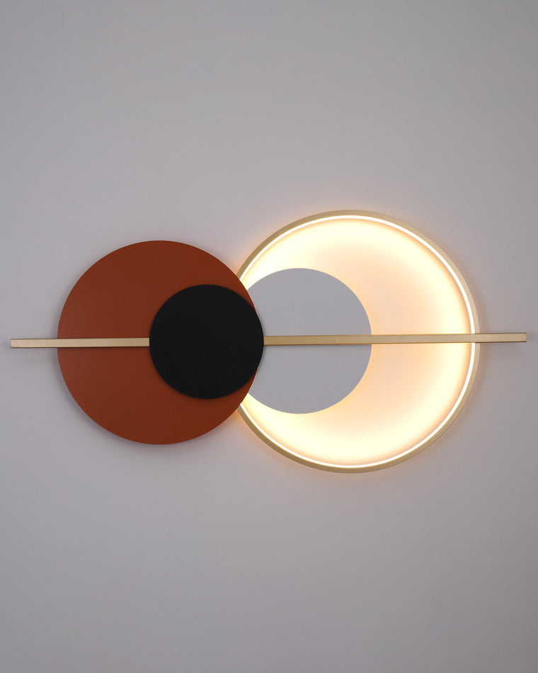 WOMO Eclipse Round Wall Sconce-WM6090