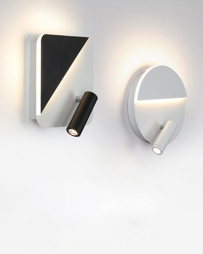 WOMO Round/Square Wall Sconce with Spotlight-WM6081