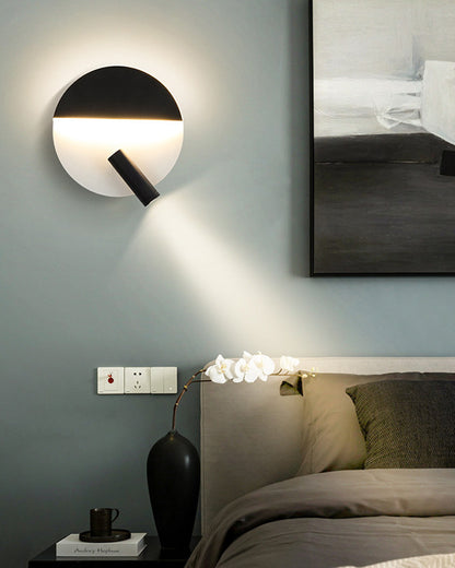 WOMO Round/Square Wall Sconce with Spotlight-WM6081