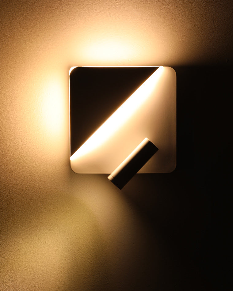 WOMO Round/Square Wall Sconce with Spotlight-WM6081