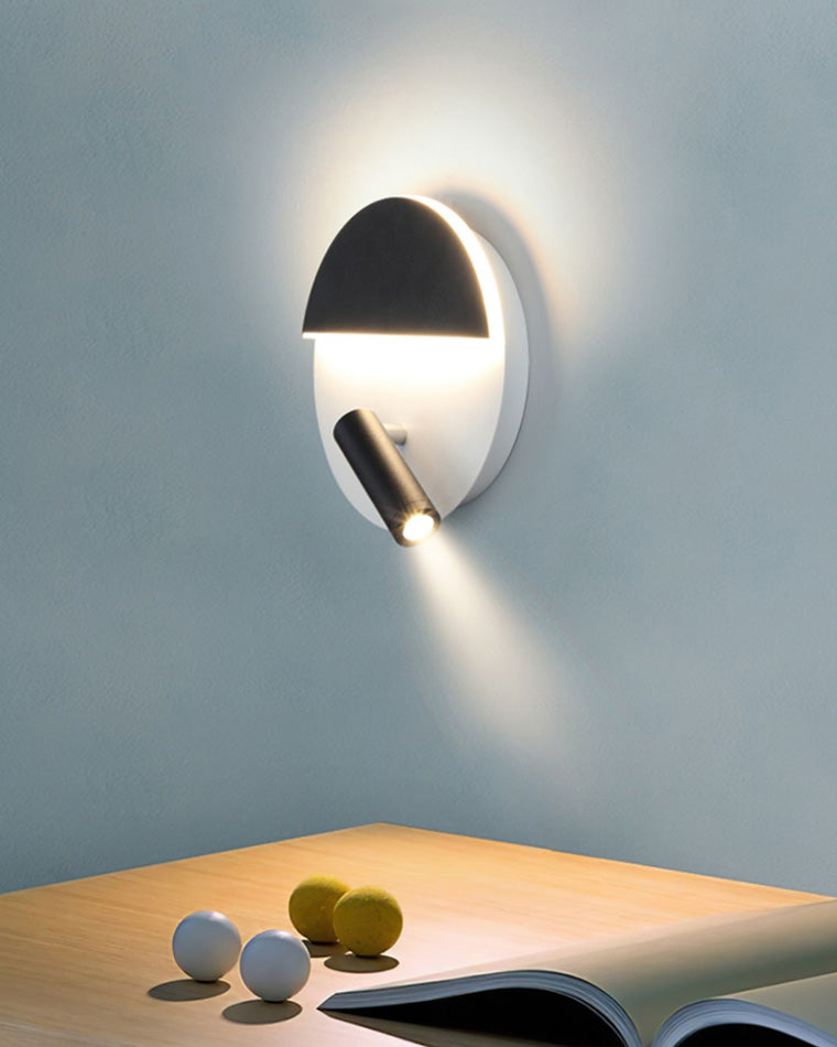 WOMO Round/Square Wall Sconce with Spotlight-WM6081