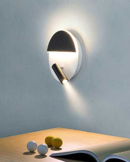 WOMO Round/Square Wall Sconce with Spotlight-WM6081