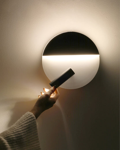 WOMO Round/Square Wall Sconce with Spotlight-WM6081