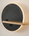 WOMO Round Accent Wall Sconce with Shelf, Switch and USB-WM6084 thumbnail