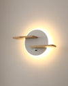 WOMO Round Accent Wall Sconce with Shelf, Switch and USB-WM6084 thumbnail
