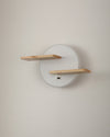WOMO Round Accent Wall Sconce with Shelf, Switch and USB-WM6084 thumbnail