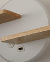WOMO Round Accent Wall Sconce with Shelf, Switch and USB-WM6084 thumbnail