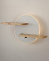 WOMO Round Accent Wall Sconce with Shelf, Switch and USB-WM6084 thumbnail