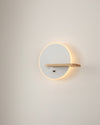WOMO Round Accent Wall Sconce with Shelf, Switch and USB-WM6084 thumbnail
