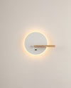 WOMO Round Accent Wall Sconce with Shelf, Switch and USB-WM6084 thumbnail