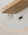WOMO Round Accent Wall Sconce with Shelf, Switch and USB-WM6084 thumbnail