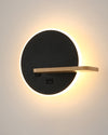 WOMO Round Accent Wall Sconce with Shelf, Switch and USB-WM6084 thumbnail