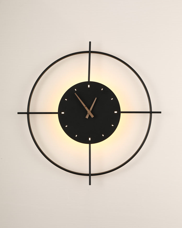 WOMO Wall Clock with Led Light-WM6085