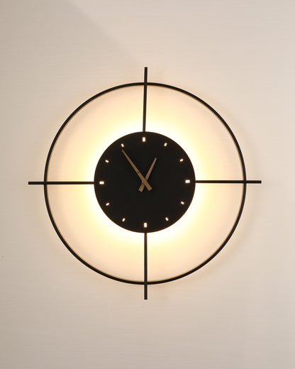 WOMO Wall Clock with Led Light-WM6085